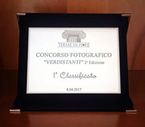 1st place plaque - Verdistanti